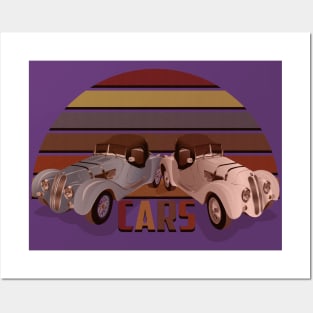 vintage cars old cars Posters and Art